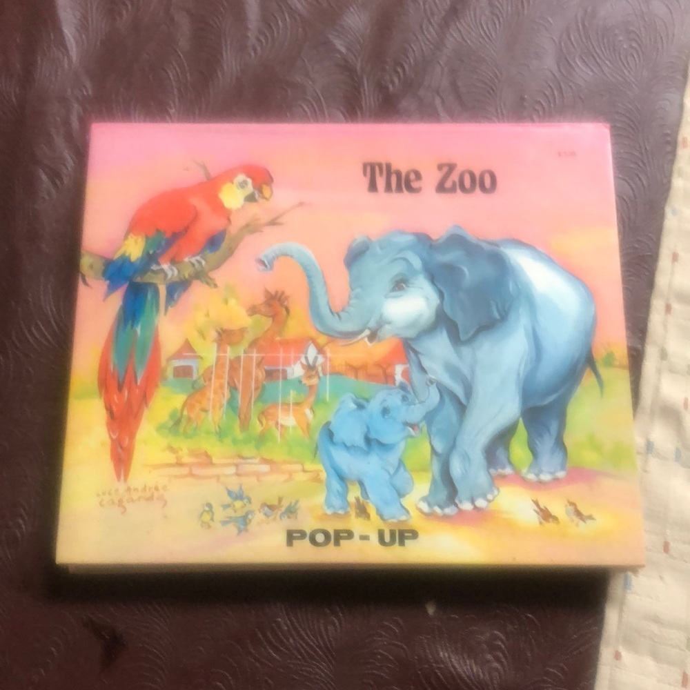 The zoo children's pop up book vintage 1984